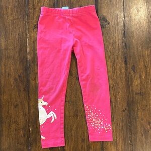 Carter's Bright Pink Leggings with Unicorn Design